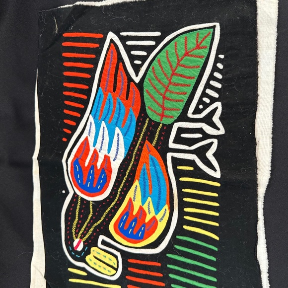 Vintage Kuna Panama MOLA Hand Stitched Art Textile Reverse Applique Technique A3 - Picture 2 of 6